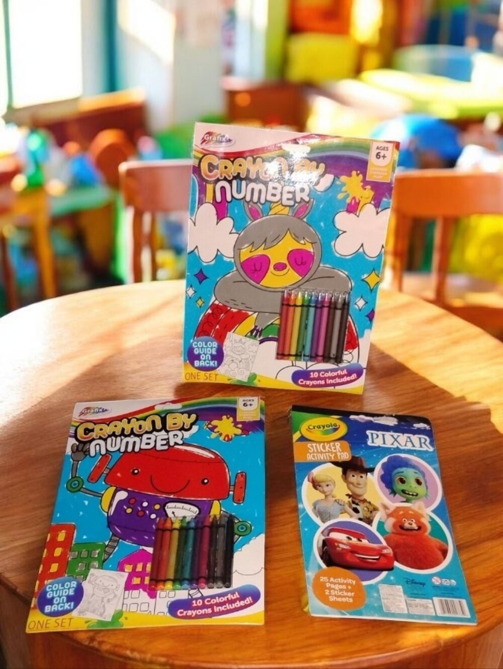 Crayola Sticker Activity Pad && Color By ANum Number Bundle! NWT